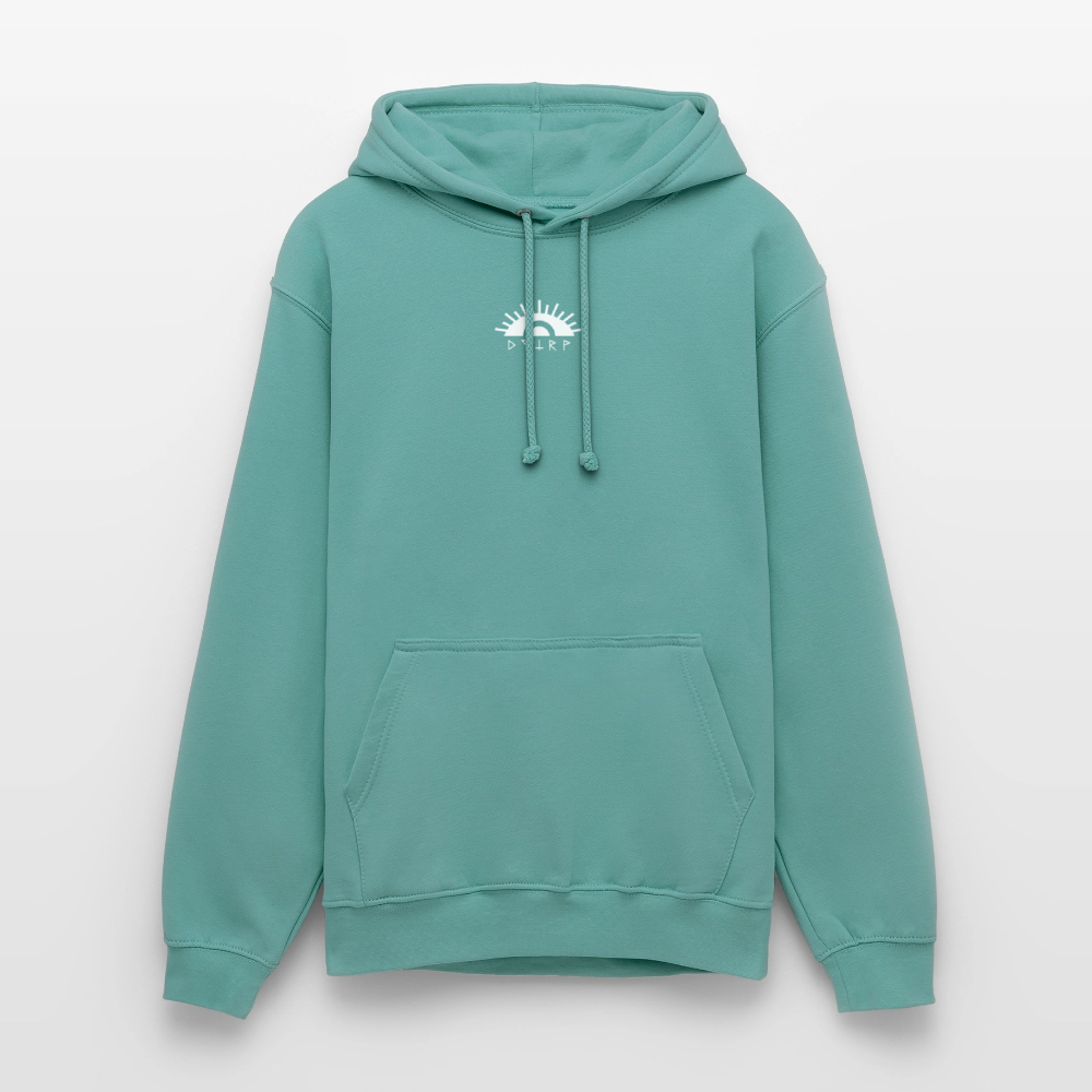 DTS hoodie - pastel turquoise