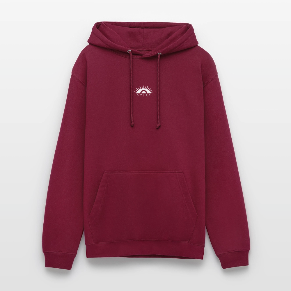 Triangle Hands hoodie - bordeaux